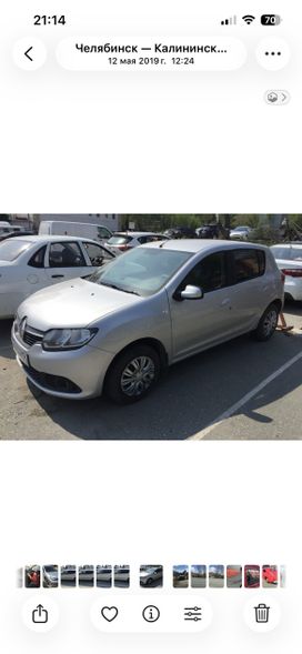 Renault Sandero, 2016 г., Челябинск